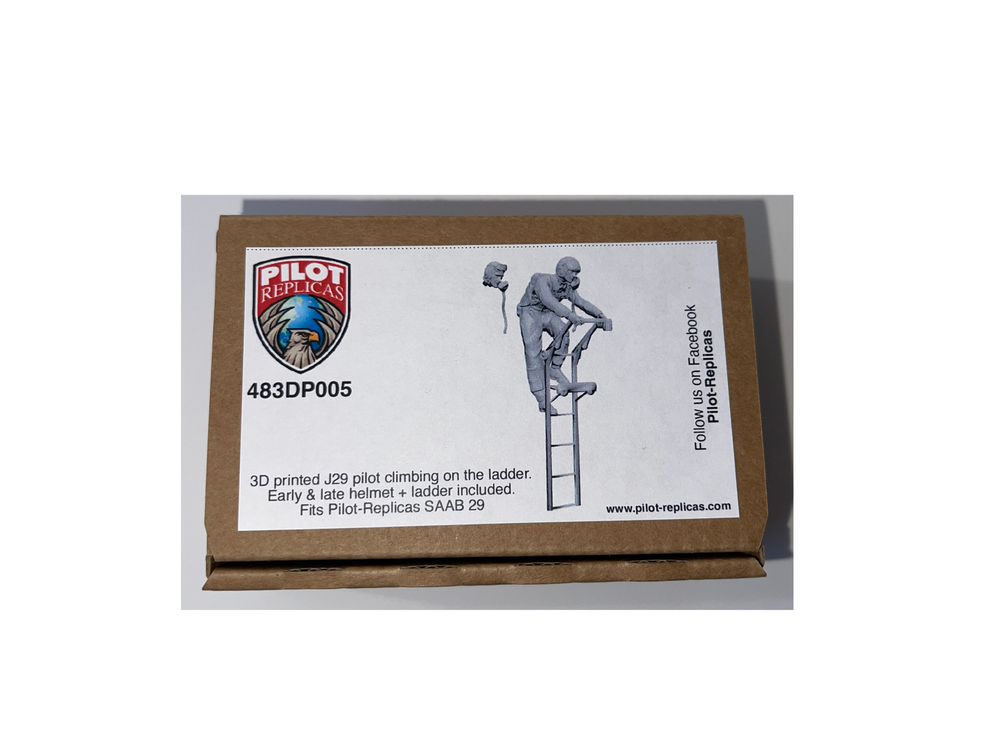 1/48 scale Climbing J29 pilot. Art # 483DP005