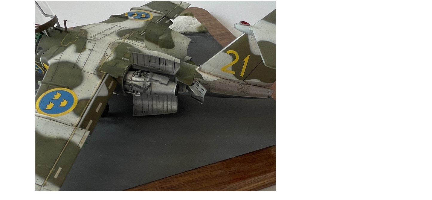 1/48 scale Super detail engine set for SAAB SK60 RM9. 48R019
