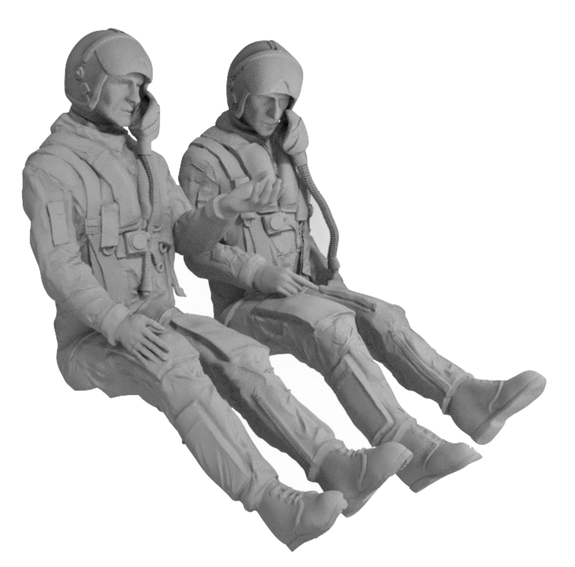 1/48 scale SK60 pilots. Art # 483DP001