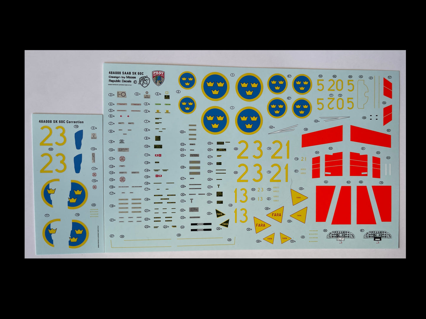 SAAB SK60 C rm9, 1/48 scale. 48A008
