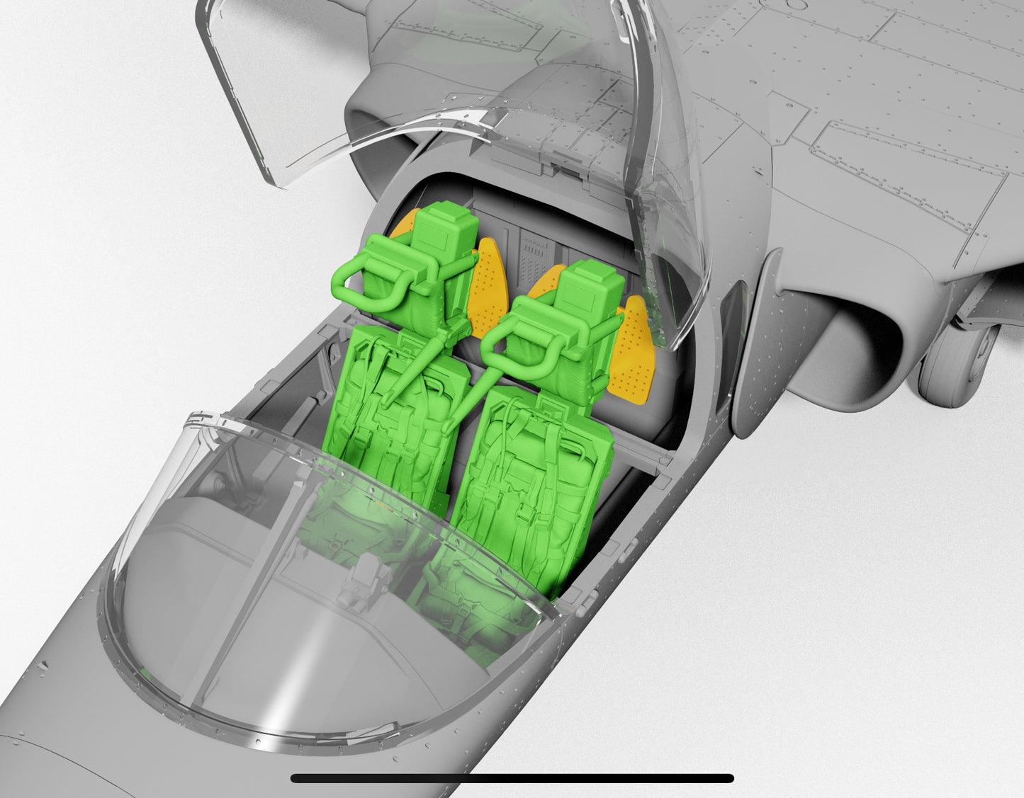 1/48 scale Super detailed ejection seats for SAAB 105 / SK60 483D003