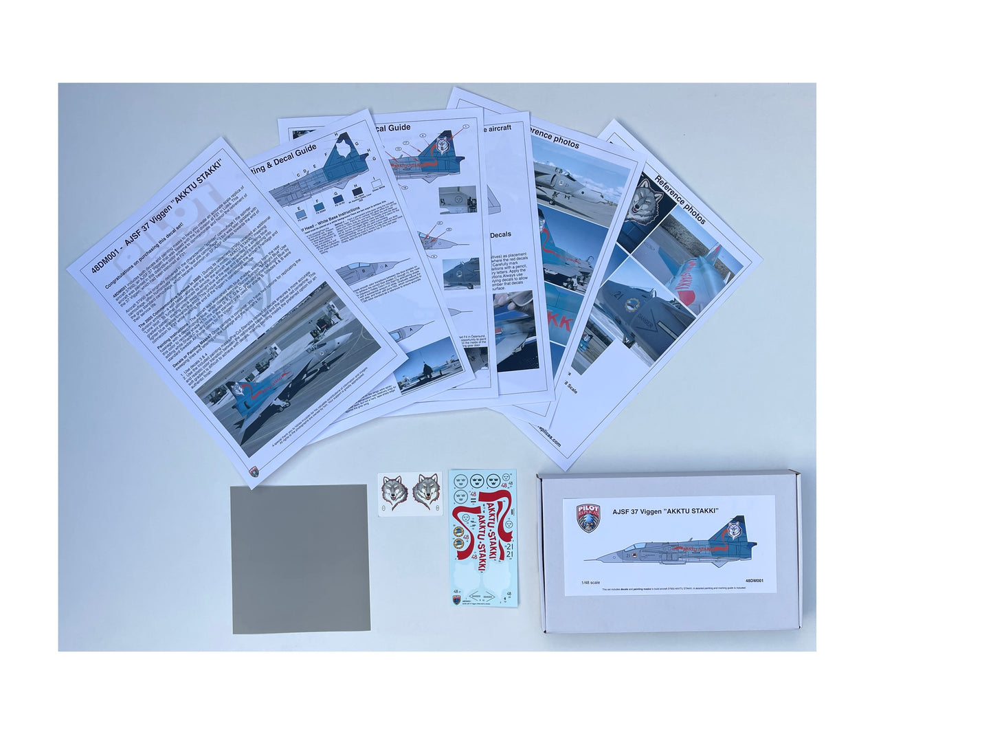 SAAB AJSF 37 Viggen AKKTU STAKKI 48DM001  1/48 scale