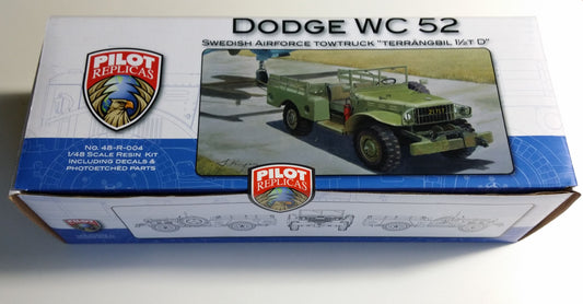 Dodge WC52 Jeep in 1/48 scale. 48R004