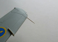 Load image into Gallery viewer, 1/48 scale Pitot tubes for SAAB 29 Tunnan. 48PT001