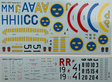 Cargar imagen en el visor de la galería, SAAB j 29 E/F Decals ”Tunnan Part II” 48D020 1/48 scale