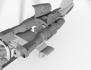 1/48 scale Super detail engine set for SAAB SK60 RM9. 48R019