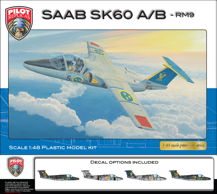 SAAB SK60 A & B rm9, 1/48 scale. 48A005