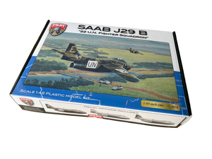 SAAB J29 B - ”22 U.N. Fighter Squadron”, 1/48 scale. 48A004