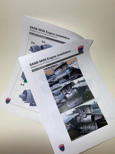 1/48 scale Super detail engine set for SAAB SK60 RM9. 48R019