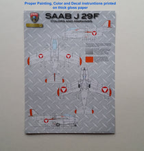 Load image into Gallery viewer, SAAB J 29 F - Austria, 1/48 scale. 48A003