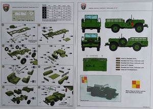 Dodge WC52 Jeep in 1/48 scale. 48R004